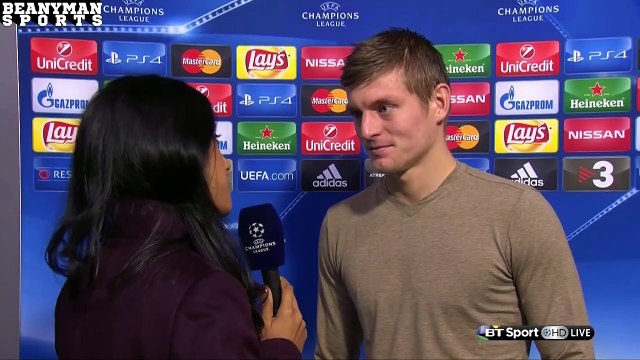 Real Madrid 1 0 Paris Saint Germain Toni Kroos Post Match Interview