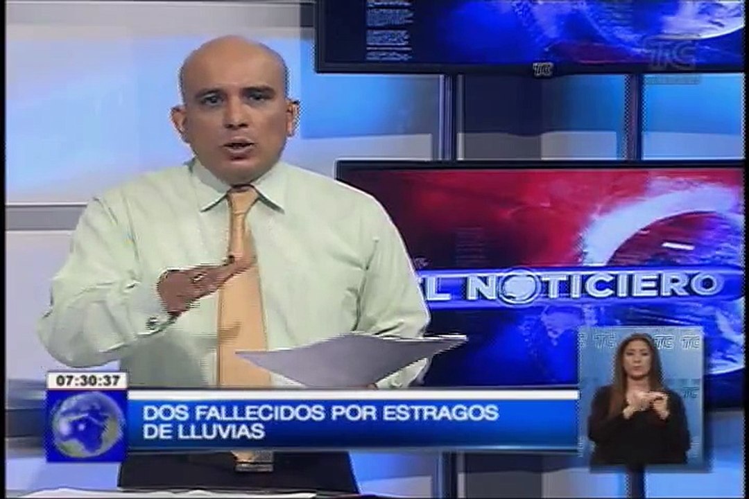 Dos fallecidos por estragos de lluvias