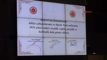 İstanbul Adliyesi'nde Yeni Yıl Kutlaması...