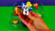 Shopkins Play Doh My Little Pony Peppa Pig Tigger Spongebob Cars 2 Surprise Eggs Strawberr