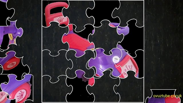 araba yapboz,sesli yapboz,puzzle,parça döndürmeli