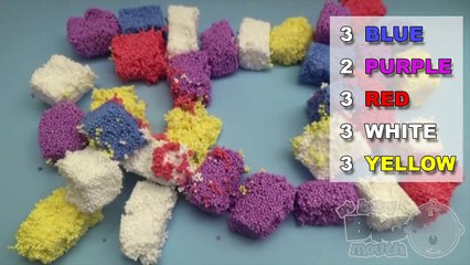 Learn Colours with Squishy Glitter Foam! Fun Learning Contest! Part 2