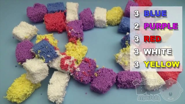 Learn Colours with Squishy Glitter Foam! Fun Learning Contest! Part 2