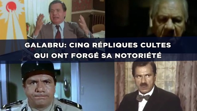 Galabru: Cinq répliques cultes qui ont forgé sa notoriété