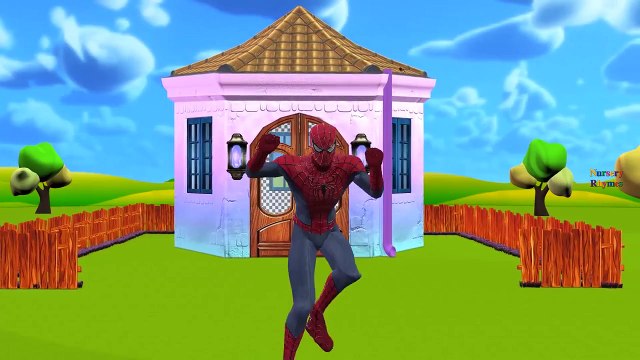Spiderman Cartoon Singing Itsy Bitsy Spider Children Nursery Rhymes For Kids And Babies