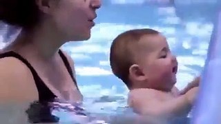 Baby Swimming  Baby Underwater  Cute Baby by Funny Videos