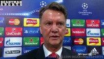 Manchester United 1 0 CSKA Moscow Louis van Gaal Post Match Interview