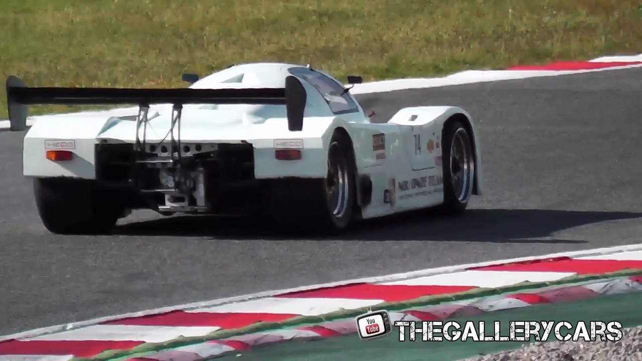 Porsche Sound,Exhaust Flames & Fly By's -Historic Porsche Racing