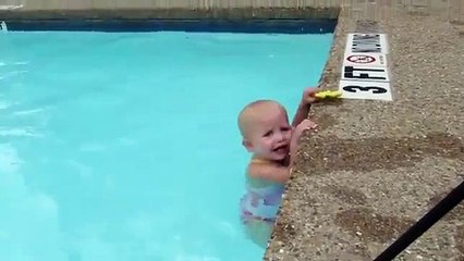 Two Year Old Baby Swimming In Water Amazing Video