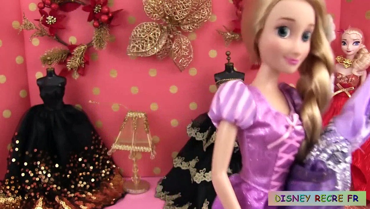 Disney Princesses Robes de Princesses Poupées Barbie Dolls Dresses Noël 2015 Disney Récré
