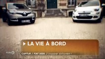 Comparatif : Fiat 500X vs. Renault Captur (Emission Turbo du 03/01/2016)