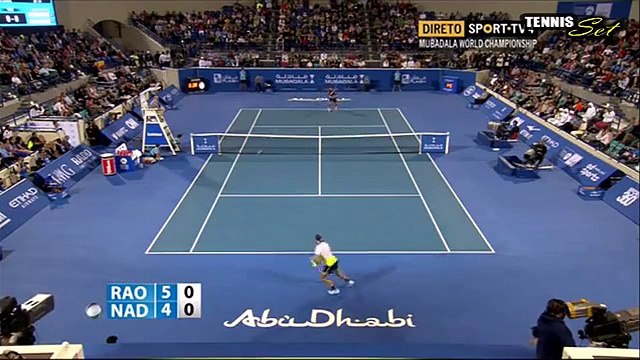 Rafael Nadal vs Milos Raonic FINAL Highlights Mubadala ABU DHABI 2016