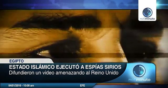 Cinco presuntos espías sirios fueron decapitados por el Estado Islámico