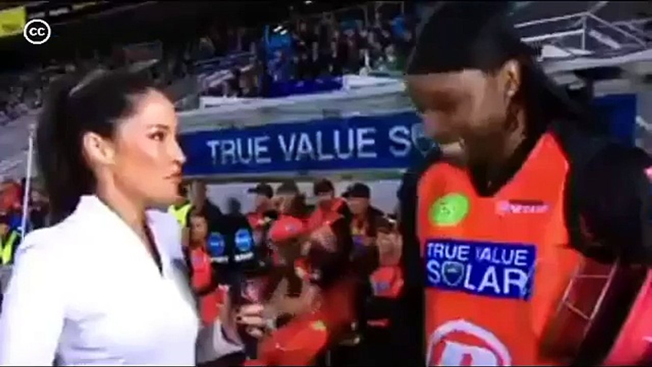 Chris Gayle acccused of sexism after asking female cricket presenter out on a date