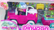 Pinypon Snow Car Play Doh Adventure with Disney Frozen Elsa, Toys for Girls