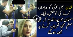 What a Brave Muslim Did When A Girl Harassed By A Man in Train . Proud To Be A Muslim.