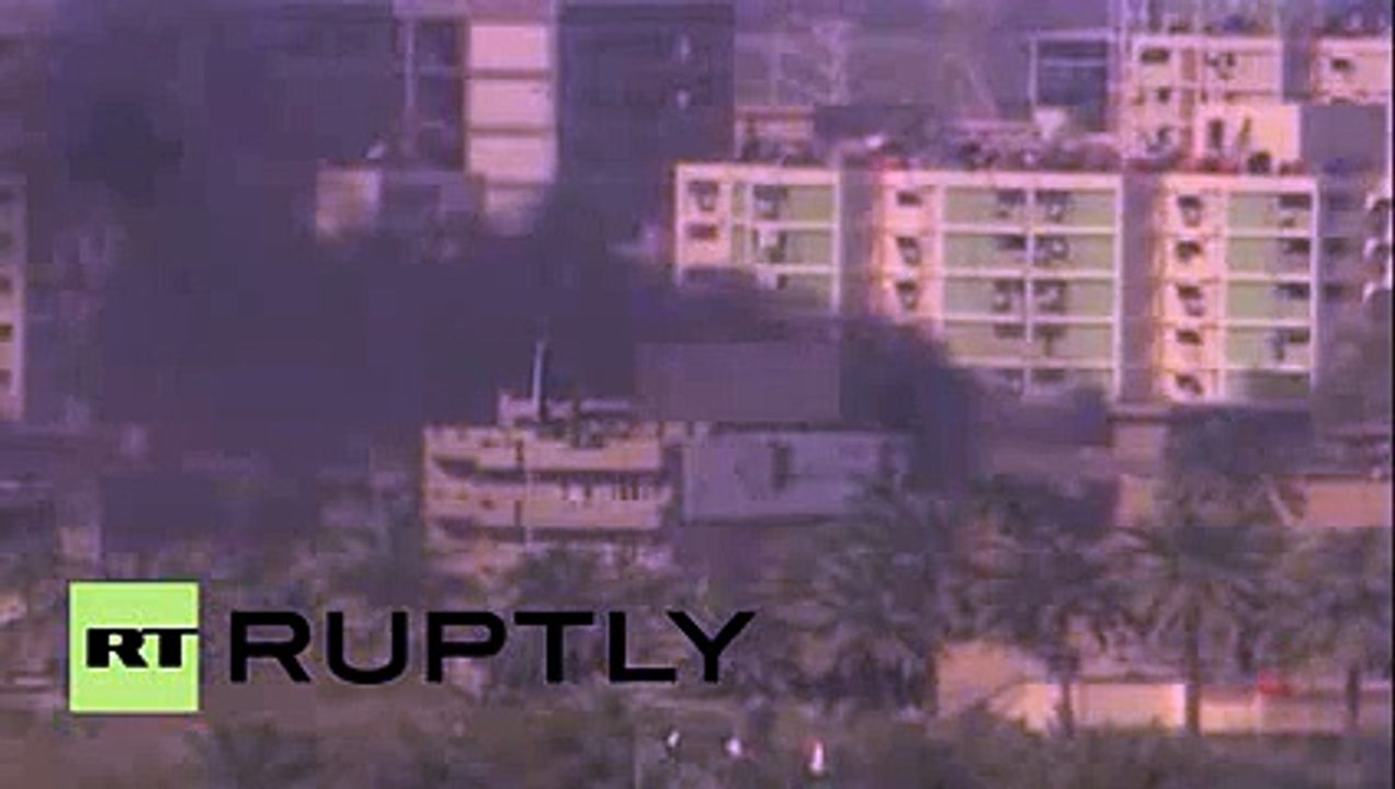 RAW Saudi embassy struck by rocket after Sheikh Nimrs execution in Bagdad 2016