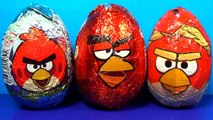 ANGRY BIRDS surprise eggs! 3 eggs surprise Angry Birds unboxing For Kids For BABY mymillio