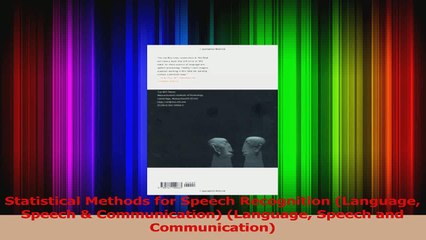 PDF Download  Statistical Methods for Speech Recognition Language Speech  Communication Language PDF Full Ebook