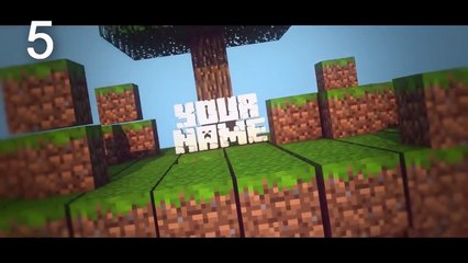 TOP 10 Minecraft Intro Template #5 C4D+AE,SV + Free Download