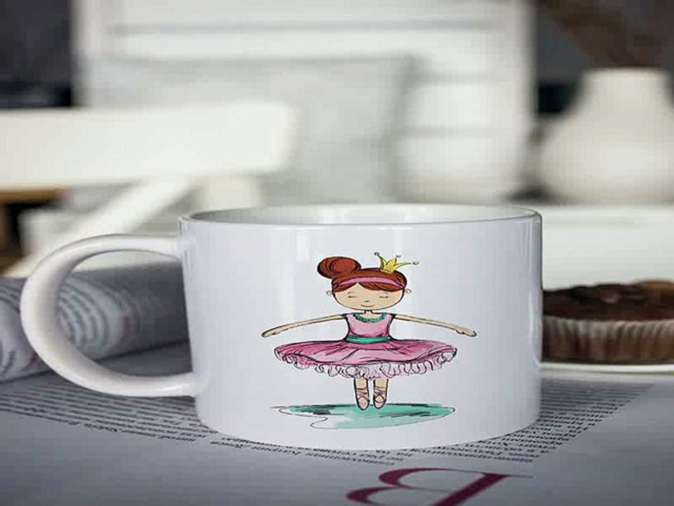 Недорогой подарок на день рождения - Кружка с вашим текстом Балерина в г. Самара