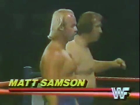 Studd, Adonis & Link in action Championship Wrestling Aug 10th, 1985