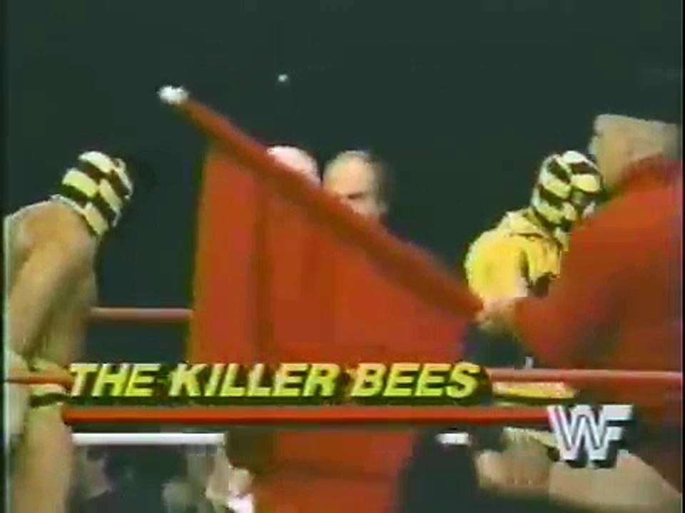 Killer Bees vs Iron Sheik & Nikolai Volkoff   Championship Wrestling May 24th, 1986