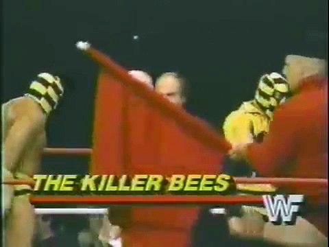 Killer Bees vs Iron Sheik & Nikolai Volkoff Championship Wrestling May 24th, 1986