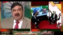 Angry Sheikh Rasheed Ahmed Fights With Coward Indians & Maks Them Run From Ahmed Qureshi Show