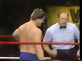 Tonga Kid vs Roddy Piper Championship Wrestling Oct 27th, 1984