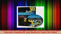 PDF Download  Write Modern Web Apps with the Mean Stack Mongo Express AngularJS and NodeJs Learn by Download Full Ebook