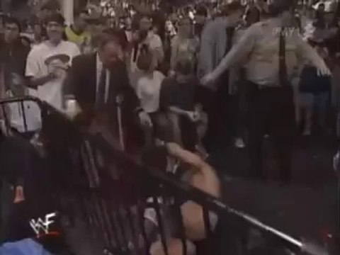 Wrestlemania 14 Stone Cold Steve Austin VS Shawn Michaels and Special Enforcer Mike Tyson