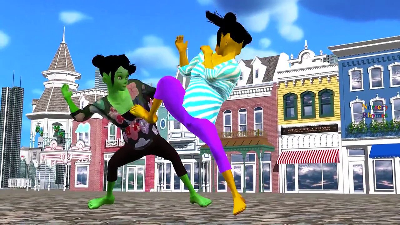 Yellow Hulk Vs Hulk And Red Hulk Vs Hulk Cartoons Singing Finger Family Children Nursery Rhymes