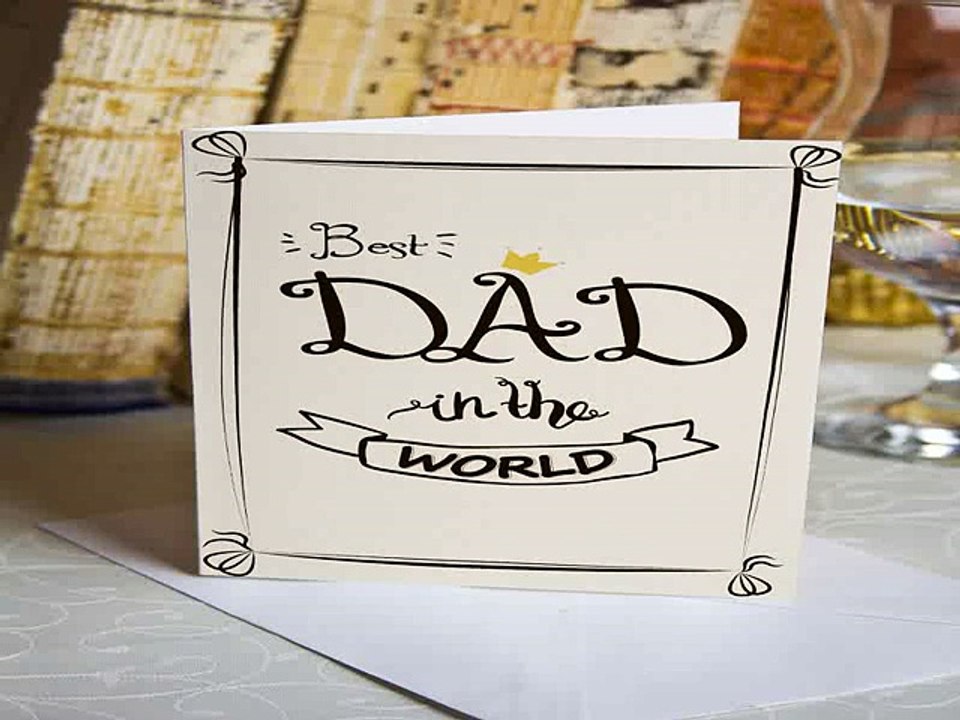 Стильный подарок на все случаи жизни - Открытка двойная Best Dad в г. Уфа