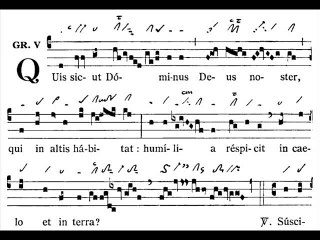 Graduale gregorian 'Quis sicut', Dominica IV t.p.A (4è dimanche TO), Feria IV Quatuor Temp. Septembris
