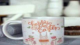 Популярный подарок на именины - Кружка с вашим текстом Happy Easter в г. Калининград