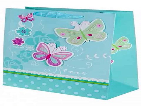 Купил отличный подарок на день рождения - Пакет подарочный Порхающие бабочки в г. Иркутск