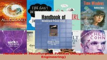PDF Download  Handbook of Metallurgical Process Design Materials Engineering PDF Online