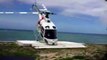 Rookie Pilot Flips Over While Trying To Land His Helicopter In Fiji