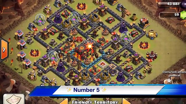 BEST Town Hall 10 Base Design for Clash of Clans - Top 5 th10 wa