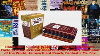 PDF Download  Roald Dahl 5Book HC Box Set  CharlieChocolate Factory CharlieGreat Glass Elevator Download Online