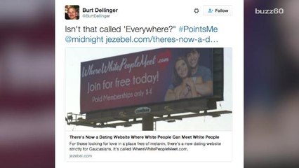 Utah billboard promotes dating service for white people