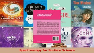 PDF Download  Spectroscopy for Surface Science PDF Online