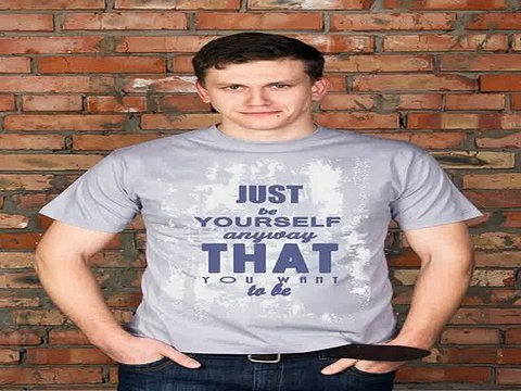 Ура Купил себе отличный подарок на день рождения - Футболка мужская с вашим текстом Just be в г. Ростов-на-Дону