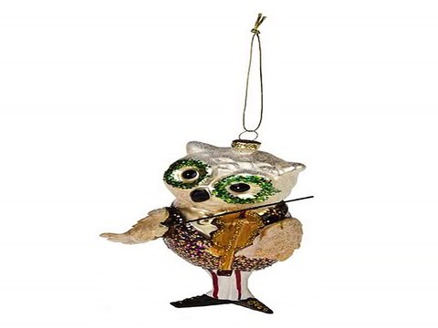 Вот это ВЕЩЬ! подарок на все случаи жизни - Украшение елочное Сова со скрипкой в г. Тверь