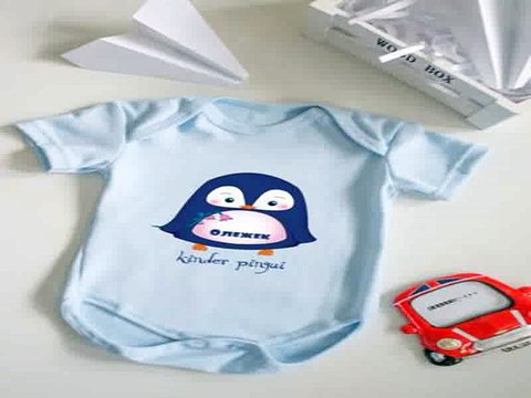 Самый лучший подарок на именины - Боди для малыша с вашим текстом Малыш пингвин в г. Красноярск