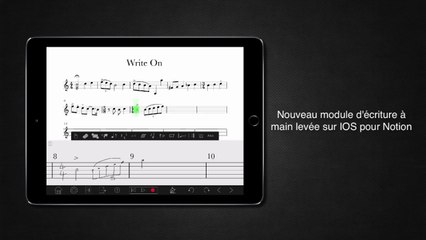 Test Add-On Handwriting pour Notion sur IOS