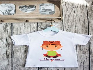 Отличный подарок на именины - Футболка детская с вашим текстом Маленький модник в г. Екатеринбург