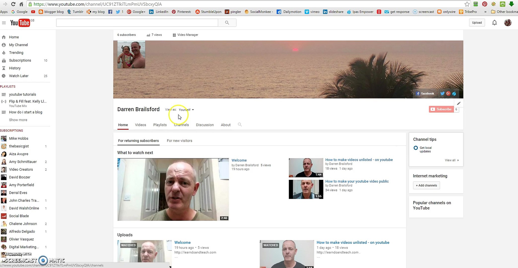 ⁣How to make youtube videos private