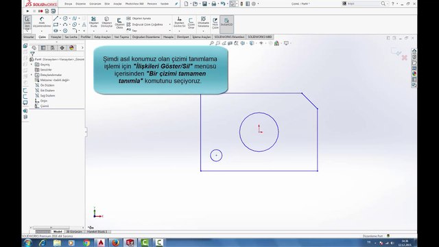 Solidworks Tips&Tricks - bir çizimi tam tanımlı yapma